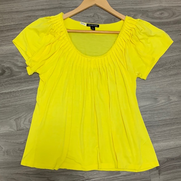 Yellow fun summer top - Picture 3 of 7